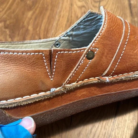 El Naturalista Mens 241 Slip On Brown Loafer Shoes sz10 / EU 43 display picture 1